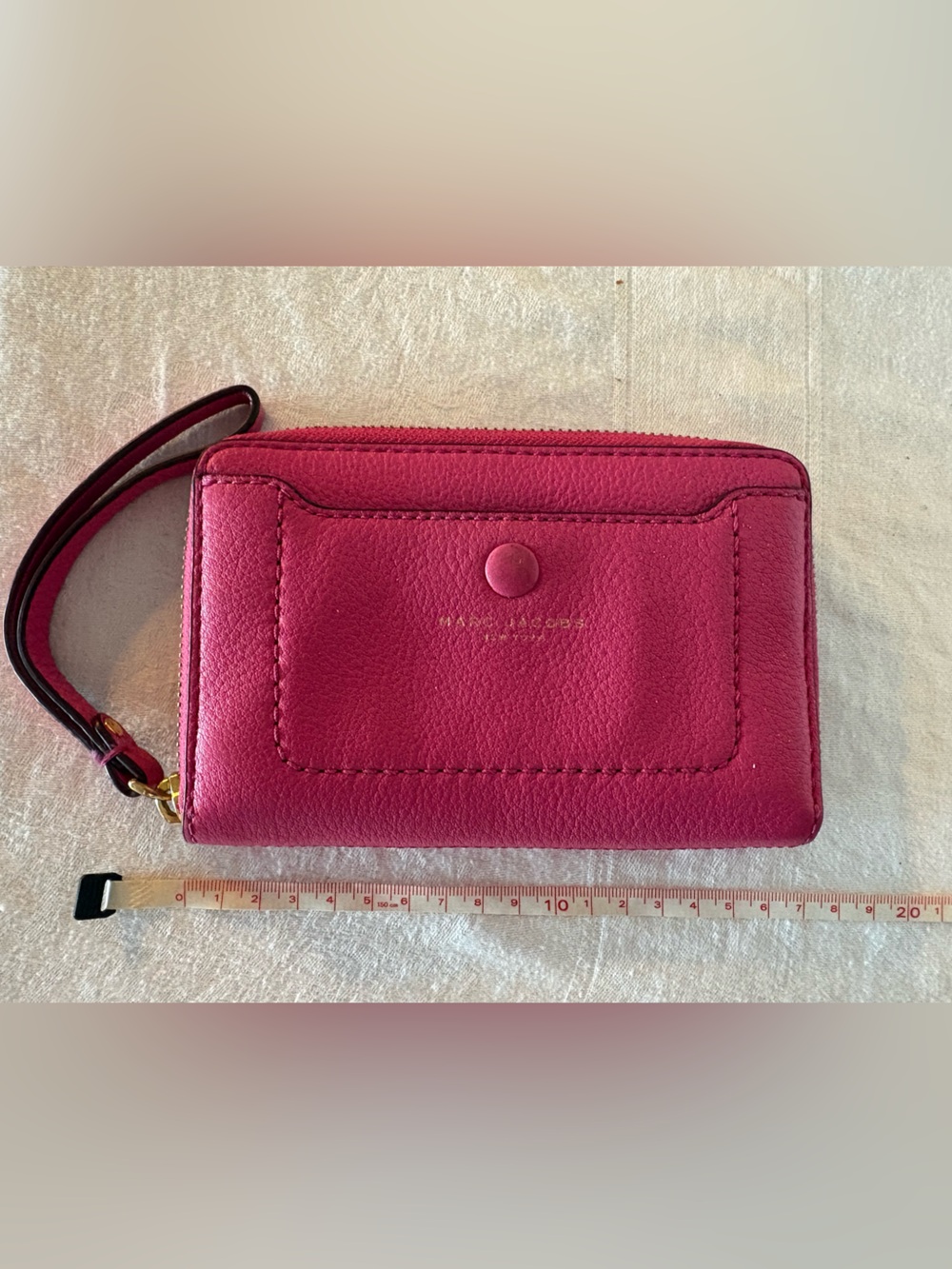Marc Jacobs Pink Leather Wallet w/ Wristlet